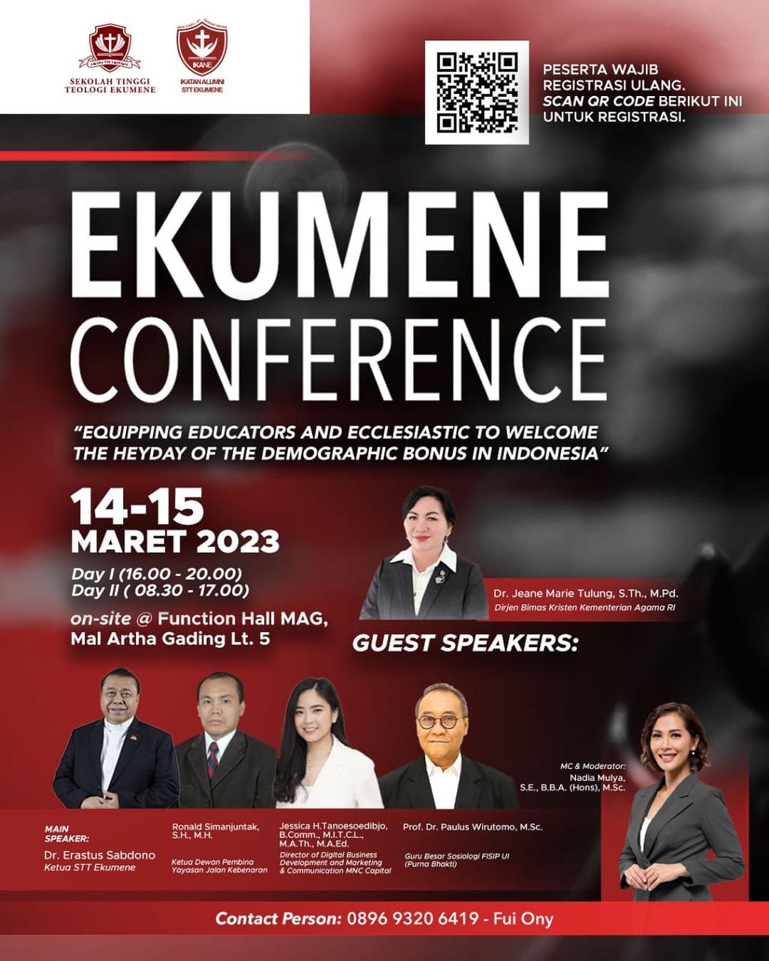 EKUMENE CONFERENCE | 15 Mar 2023 | 09.00 WIB