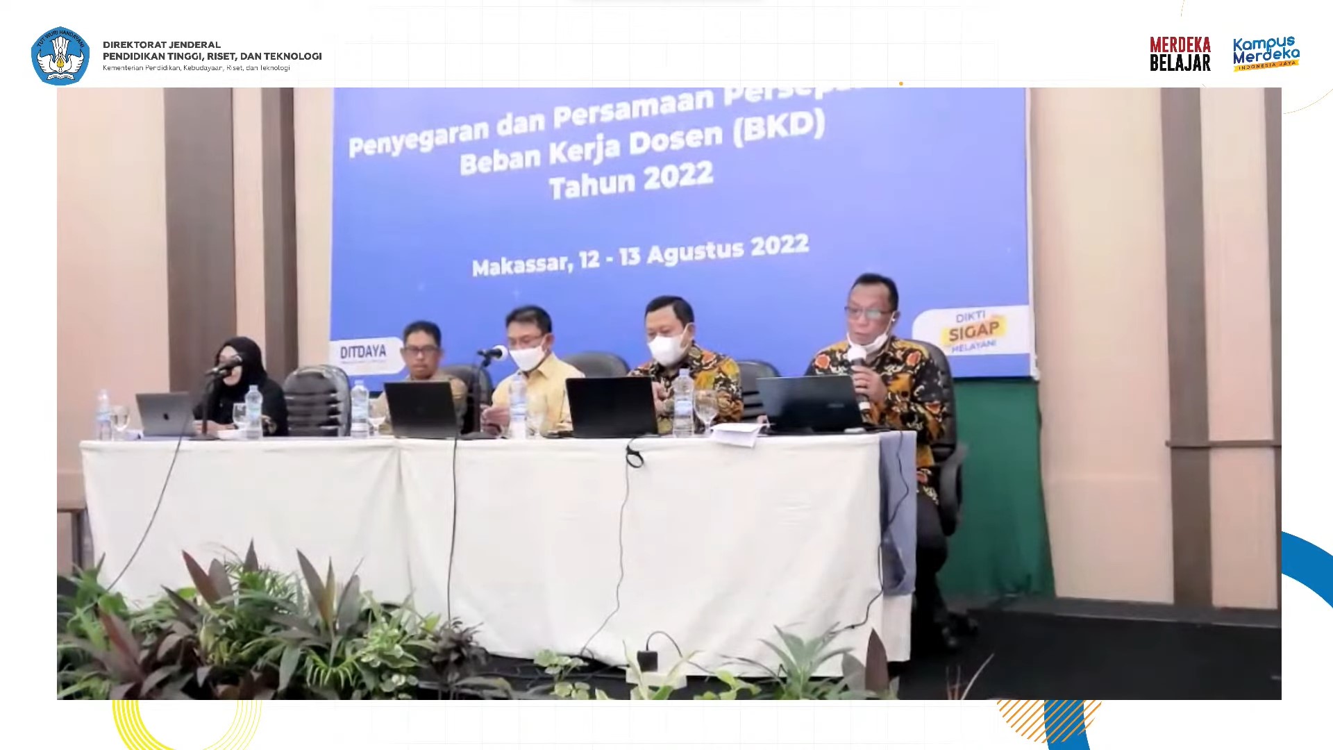 Penyegaran dan Persamaan Persepsi Asesor Beban Kerja Dosen (BKD) Tahun 2022