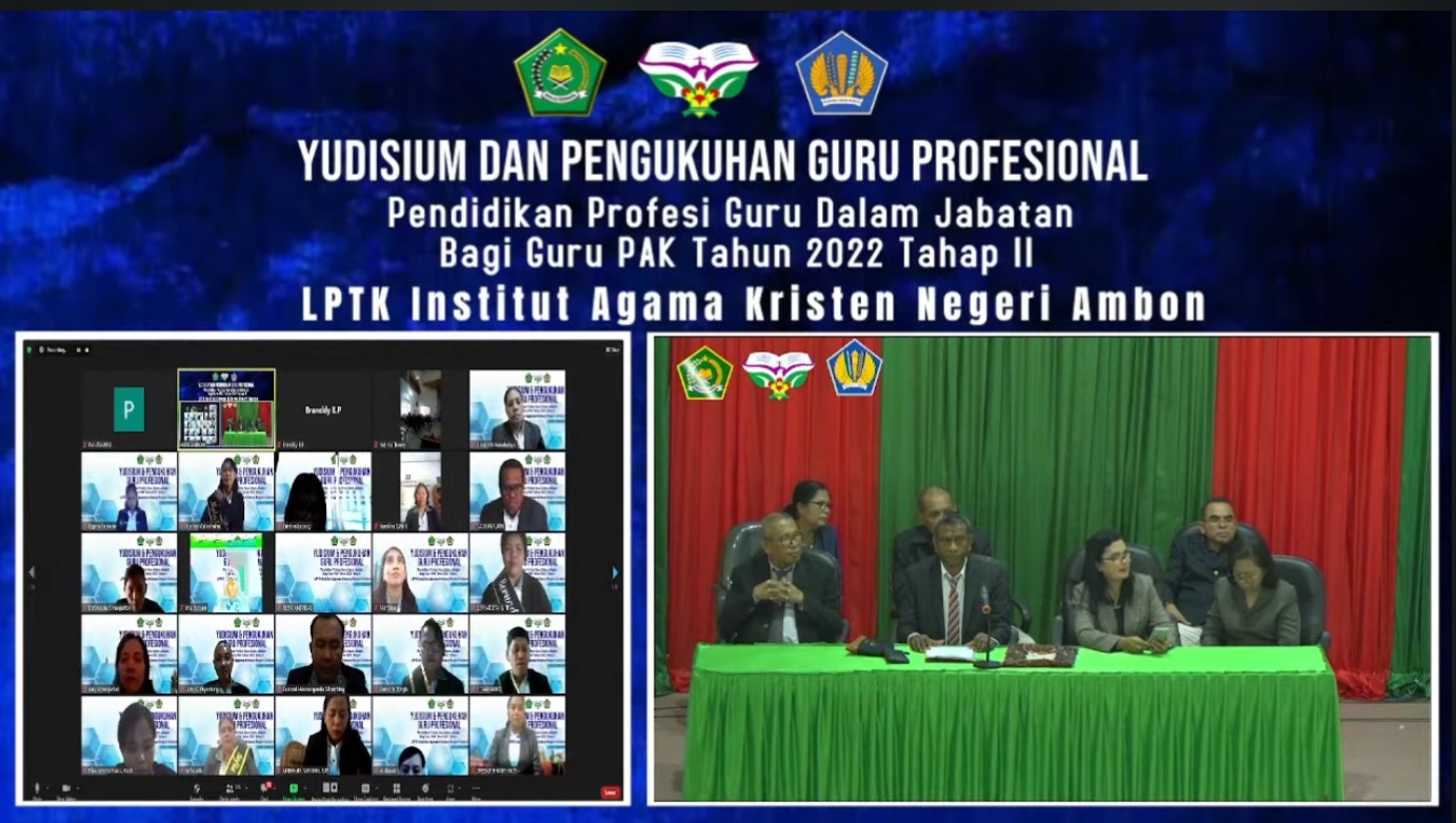 Yudisium dan Pengukuhan Guru Profesional PPG dalam Jabatan Guru PAK Tahap II 2022